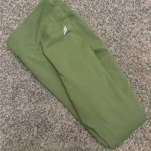 Stylish Olive Green Workout Leggings